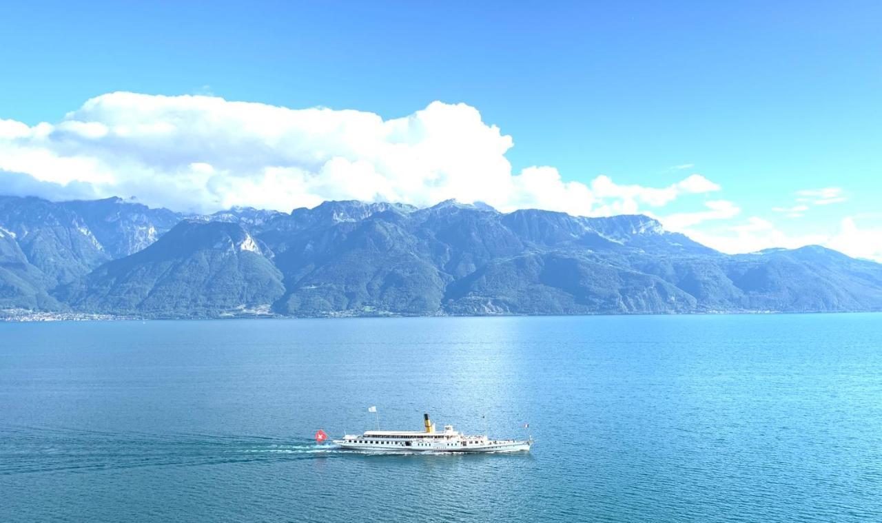 Апартаменты La Gremillette Gourmande Lavaux Rivaz Экстерьер фото