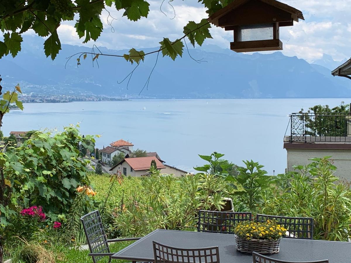 Апартаменты La Gremillette Gourmande Lavaux Rivaz Экстерьер фото